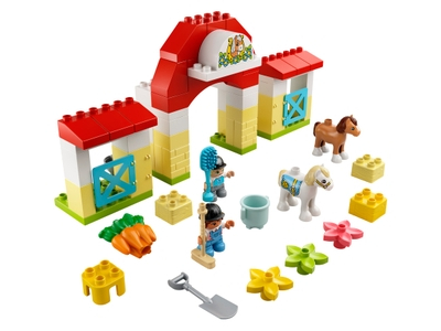 LEGO Paardenstal en pony's verzorgen (10951)