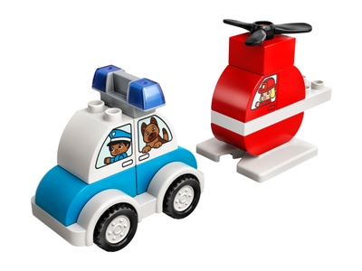 LEGO Fire Helicopter &amp; Police Car (10957)