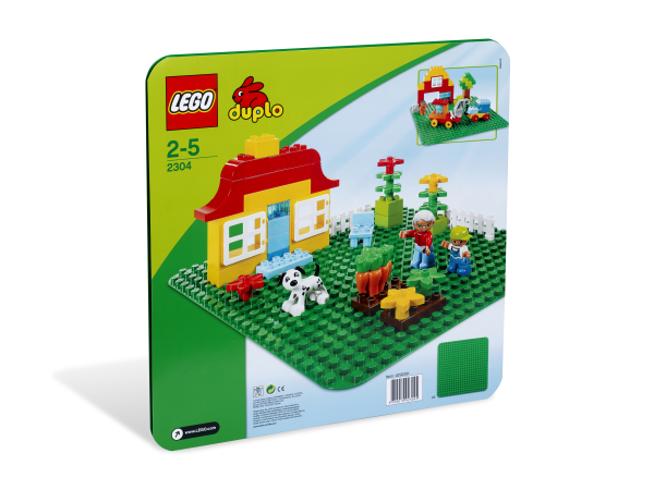 gelb 4 x 8-32 Noppen Lego Duplo Platte 2x Bauplatte 