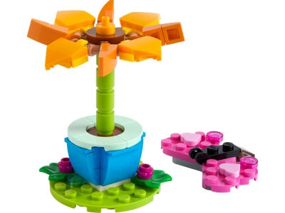 LEGO Le jardin fleuri et le papillon (30417)