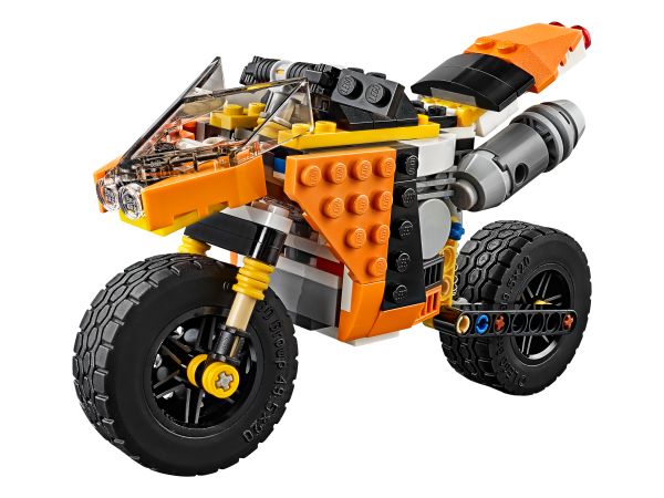 lego creator sunset street bike