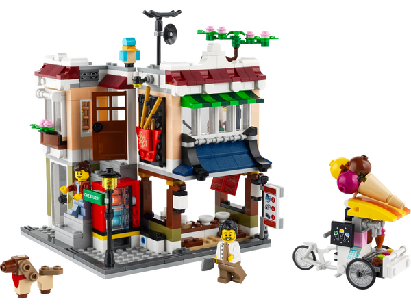Ved lov slå dom LEGO Downtown Noodle Shop 31131. Now € 31.49, 30% discount