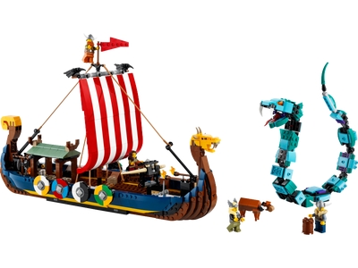 LEGO Le bateau viking et le serpent de Midgard (31132)