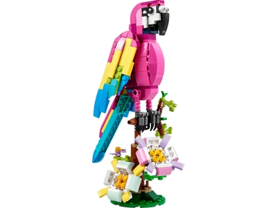 LEGO Le perroquet exotique rose (31144)