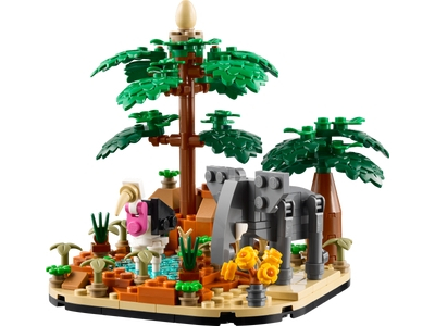 LEGO Diorama de la savane africaine (40784)