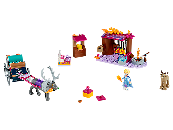 41166 LEGO Elsa's Wagon Adventure Disney Princess for sale online 