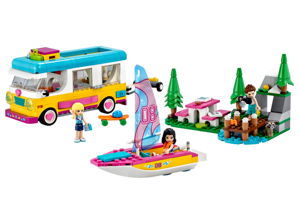 LEGO 41681 Le camping-car et le voilier de la forêt
