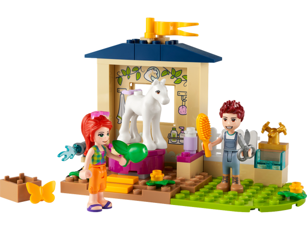 LEGO 41696 Friends L'Écurie de Toilettage du Poney, Jouet avec Cheval pour  Enfants de 4 Ans et Plus, Inclut avec Animaux de la Ferme, Idée Cadeau :  : Jeux et Jouets