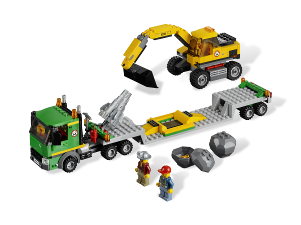 Dor niemand bevel LEGO Graafmachinetransport 4203
