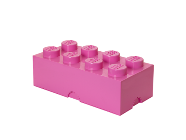 LEGO Storage Brick 8 Knobs Stackable 12L Storage Box Red 