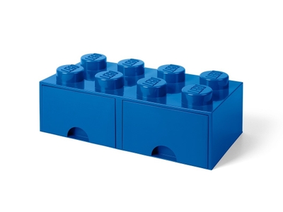 LEGO Storage Brick 1 Aufbewahrungsbox Blau Blue 