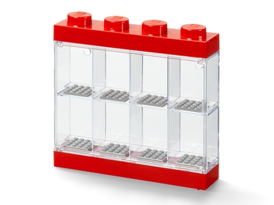 LEGO 8-Minifigure Display Case – Red (5006151)