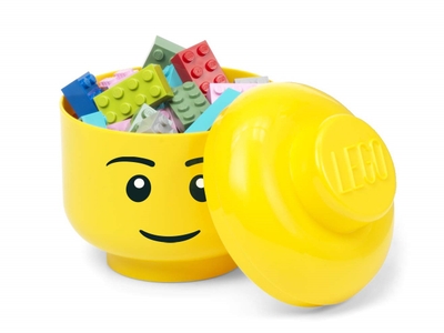 LEGO Mini Storage Head Boy – Bright Yellow (5006258)