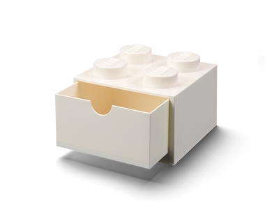 LEGO 4-Stud Desk Drawer – White (5006313)