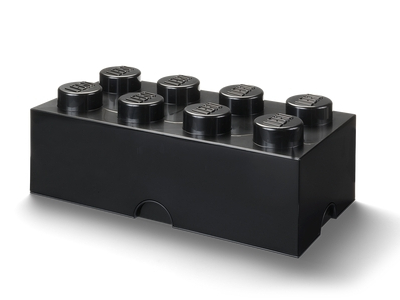 LEGO 8-Stud Storage Brick – Black (5006912)