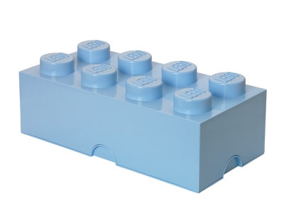 LEGO La brique de rangement 8 tenons – bleu clair (5006918)