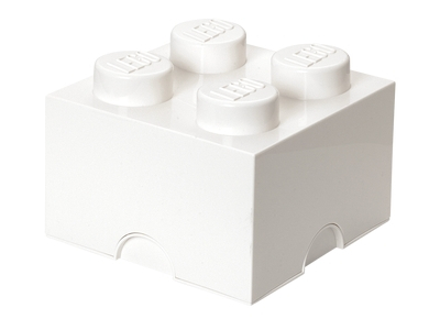 LEGO 4-Stud Storage Brick – White (5006931)
