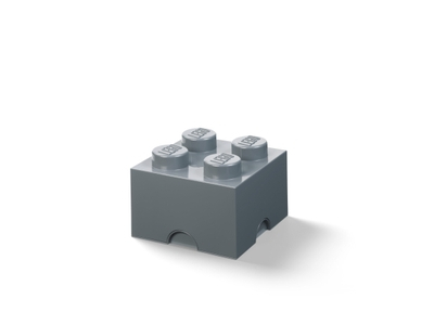 LEGO 4-Stud Storage Brick – Dark Gray (5006933)