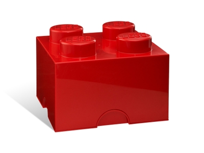 LEGO 4-Stud Storage Brick – Red (5006968)