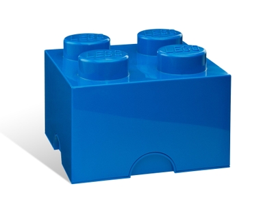 LEGO Brique de rangement 4 tenons – bleu (5006969)