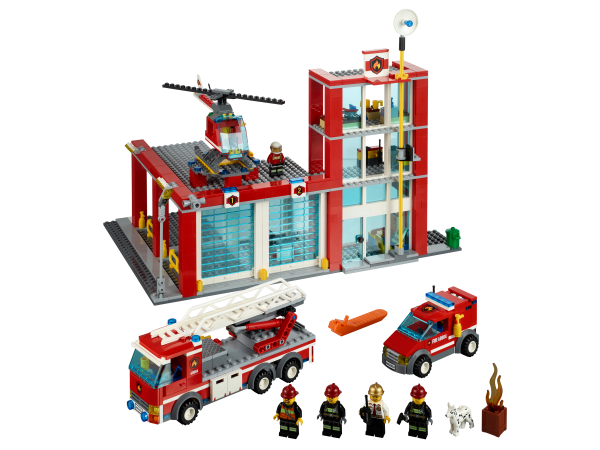 belasting herwinnen groep LEGO Brandweerkazerne 60004