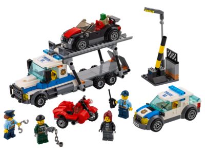 lego police transport truck