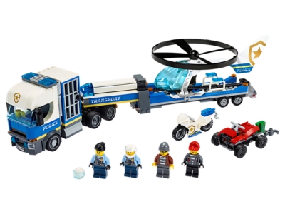 LEGO Le transport de l'hélicoptère de la police (60244)