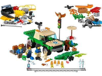 LEGO Missions de sauvetage des animaux sauvages (60353)