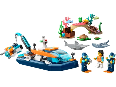 Le bateau d'exploration sous-marine Lego City - Lego Lego
