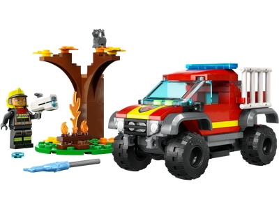 LEGO 4x4 Fire Truck Rescue (60393)