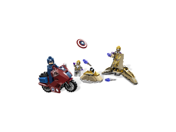 Brand New LEGO Marvel Set # 6865 Captain America Avenging Cycle Motorcycle