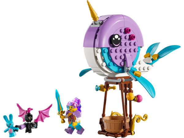 LEGO Izzie's narwal-luchtballon 71472. Nu € 12,95, 14% korting