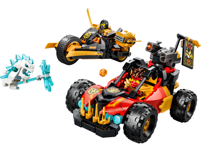 LEGO Kai en Cole's combivoertuigen 71864. Nu € 21,95, 27% korting