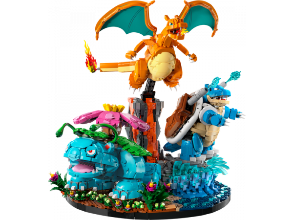 チャルリズです LEGO Venusaur, Charizard en Blastoise 72153. Nu € 649,99