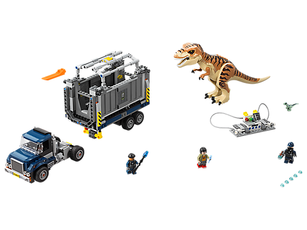 75933 rex-75933-Jeu de Construction LEGO- Jurassic World-Le Transport du T Autre Norme 