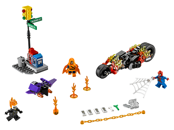 LEGO SUPER HEROES SPIDERMAN SPIDER MAN GHOST RIDER SI ALLEA LEGO 76058