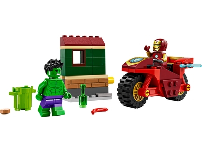 LEGO Iron Man with Bike and The Hulk (76287)