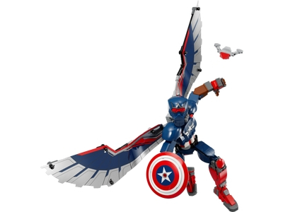 LEGO Nieuwe Captain America bouwfiguur (76296)