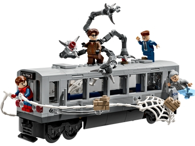 LEGO Spider-Man vs. Doc Ock Subway Train Scene (76321)