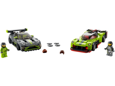 LEGO Aston Martin Valkyrie AMR Pro en Aston Martin Vantage GT3 (76910)