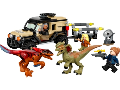 LEGO Le transport du Pyroraptor et du Dilophosaurus (76951)