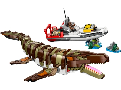 LEGO Brick-Built Mosasaurus Boat Mission (76974)
