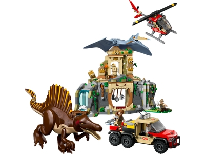 LEGO Mission aérienne avec le spinosaure et le quetzalcoatlus (76976)