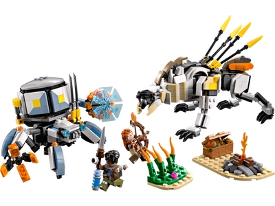 LEGO Aloy &amp; Varl vs. Shell-Walker &amp; Sawtooth (77037)