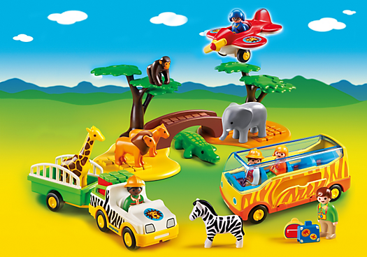 safari playmobil 123