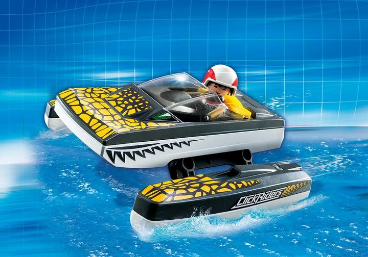 PLAYMOBIL Click &amp; Go Croc Speedboat (5161)