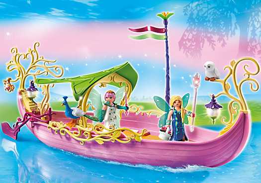 playmobil fairy boat carry case