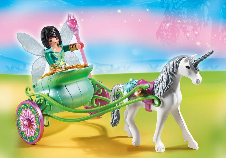 Playmobil unicorn drawn fairy 2024 carriage