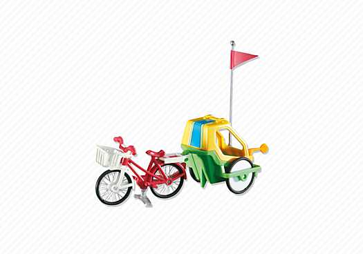 PLAYMOBIL Bike w/Child's Trailer (6388)