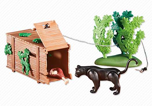 PLAYMOBIL Panther with Transportation Box 6422